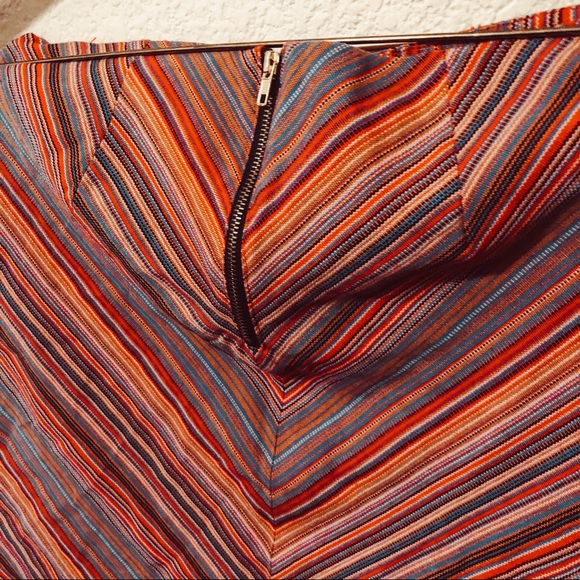 Colorful Tribal Mini Skirt - Picture 3 of 3